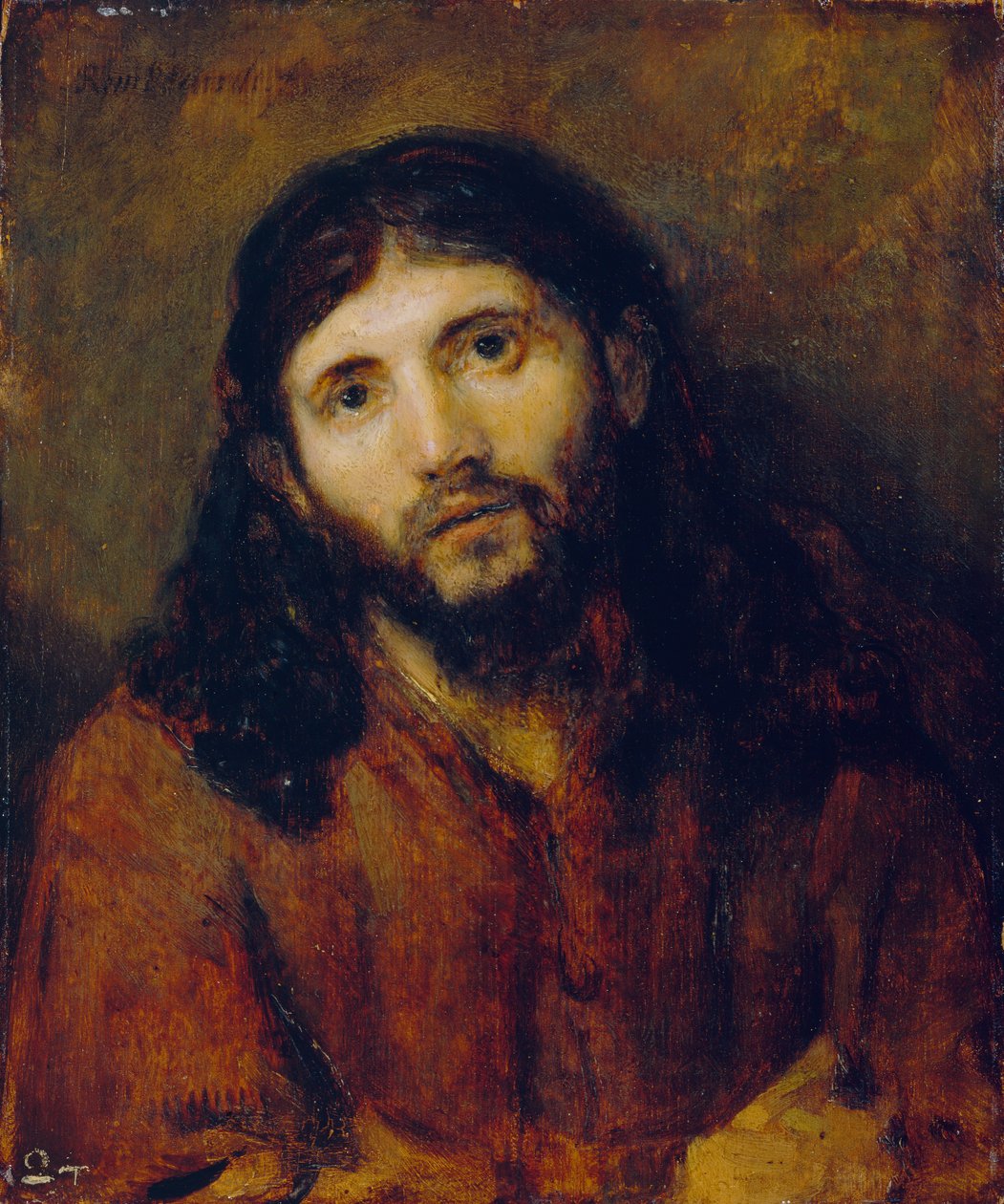 Krisztus, 164850 körül (olaj, tölgyfa panel) alkotó: Rembrandt van Rijn