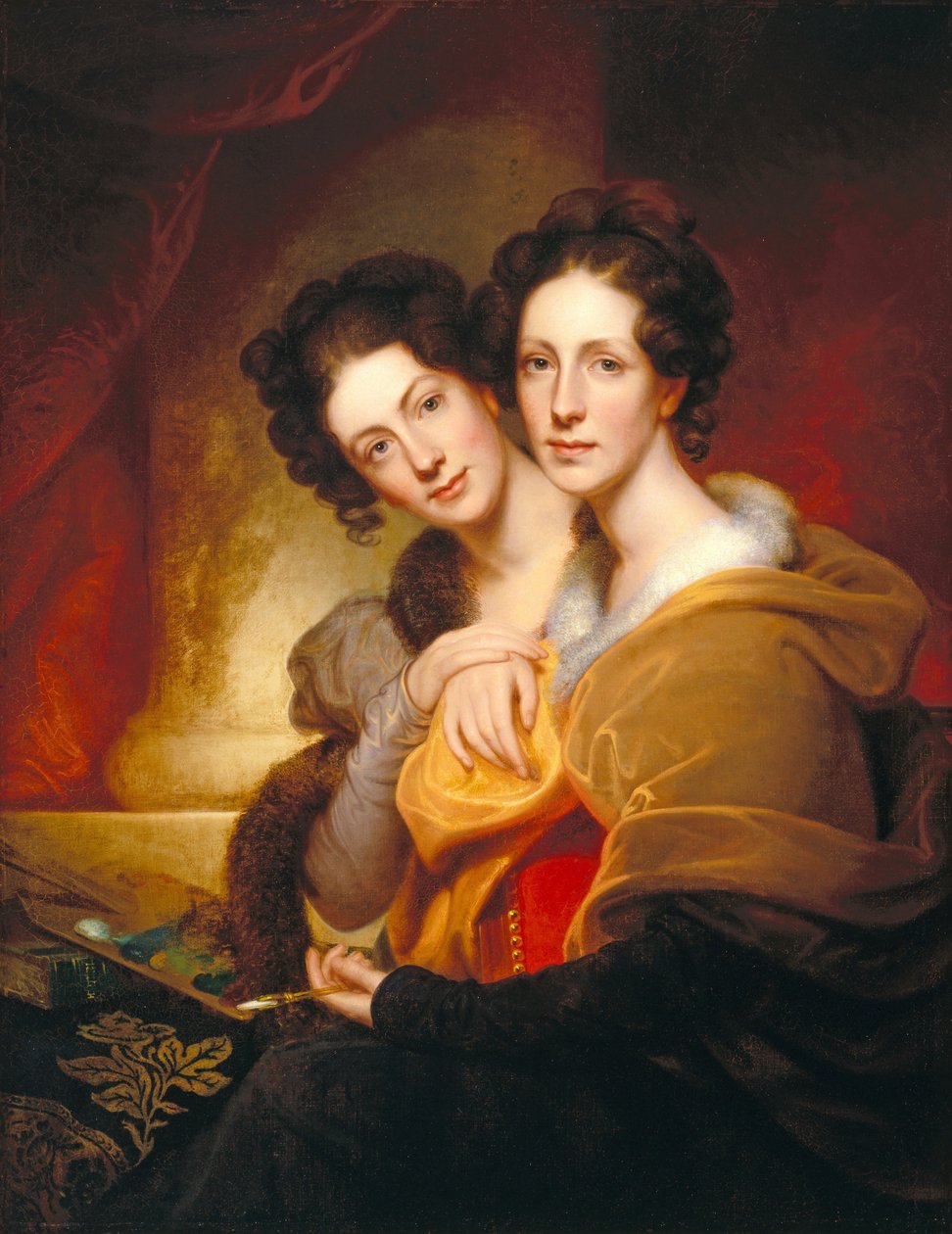 A nővérek (Eleanor és Rosalba Peale) alkotó: Rembrandt Peale