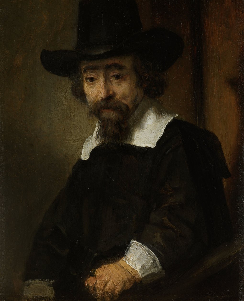 Egy férfi portréja, feltehetően Dr. Ephraïm Bueno alkotó: Rembrandt van Rijn