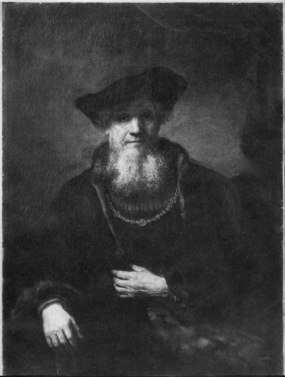 Egy rabbi portréja alkotó: Rembrandt van Rijn