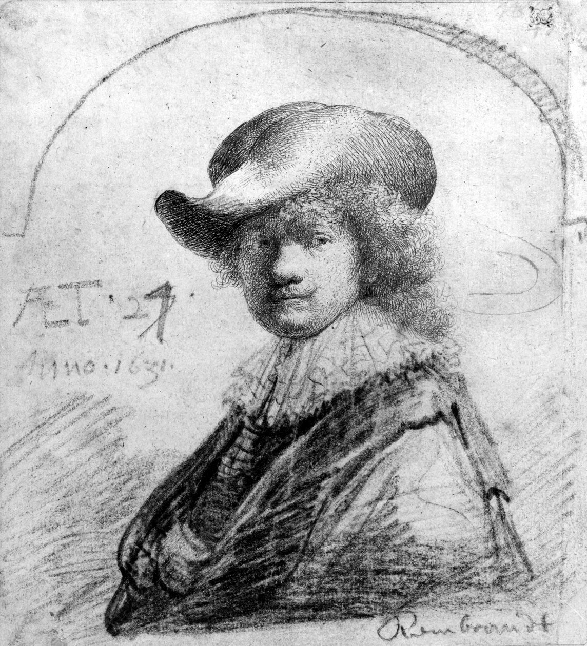 Önarckép, 1633 körül alkotó: Rembrandt van Rijn