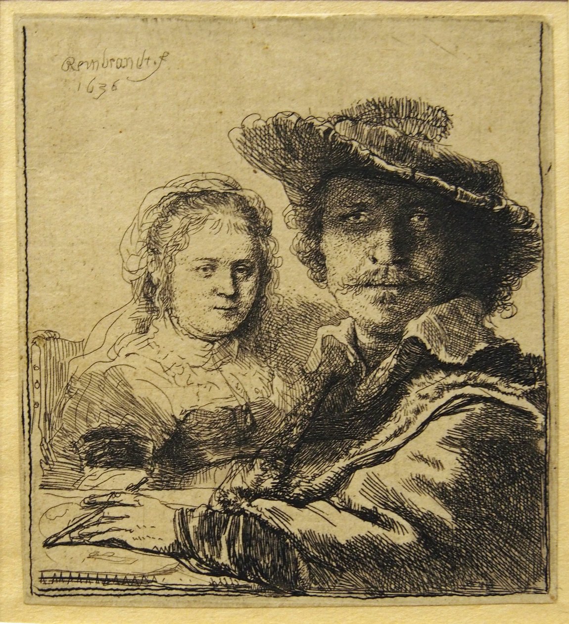Önarckép Saskia-val alkotó: Rembrandt van Rijn