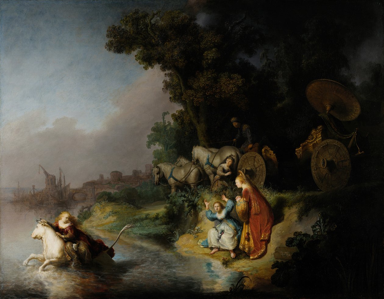 Európa elrablása alkotó: Rembrandt van Rijn