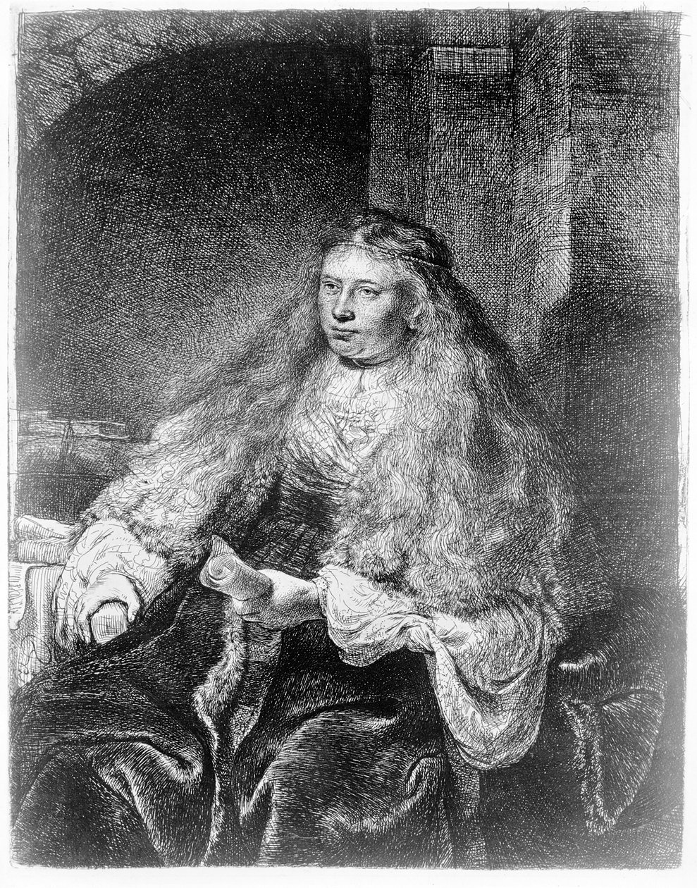 A nagy zsidó menyasszony, 1635 alkotó: Rembrandt van Rijn
