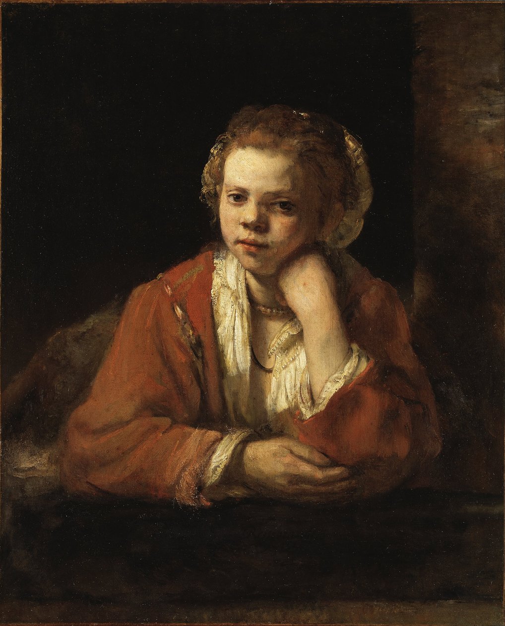 A konyhai szobalány alkotó: Rembrandt van Rijn
