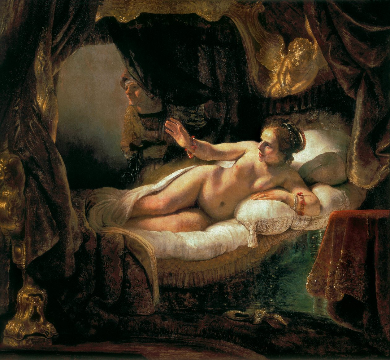 Danae alkotó: Rembrandt van Rijn