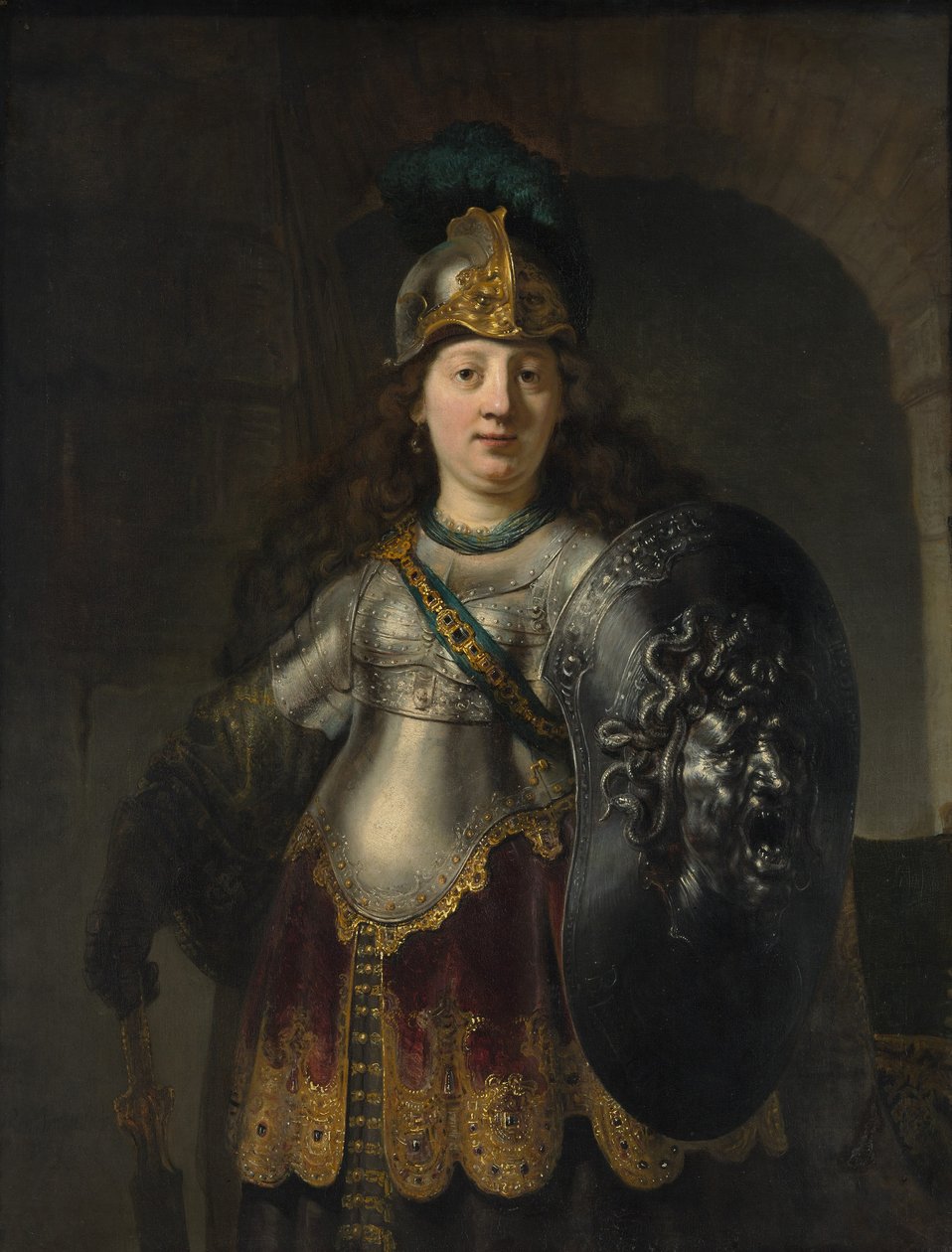 Bellona, 1633 alkotó: Rembrandt van Rijn
