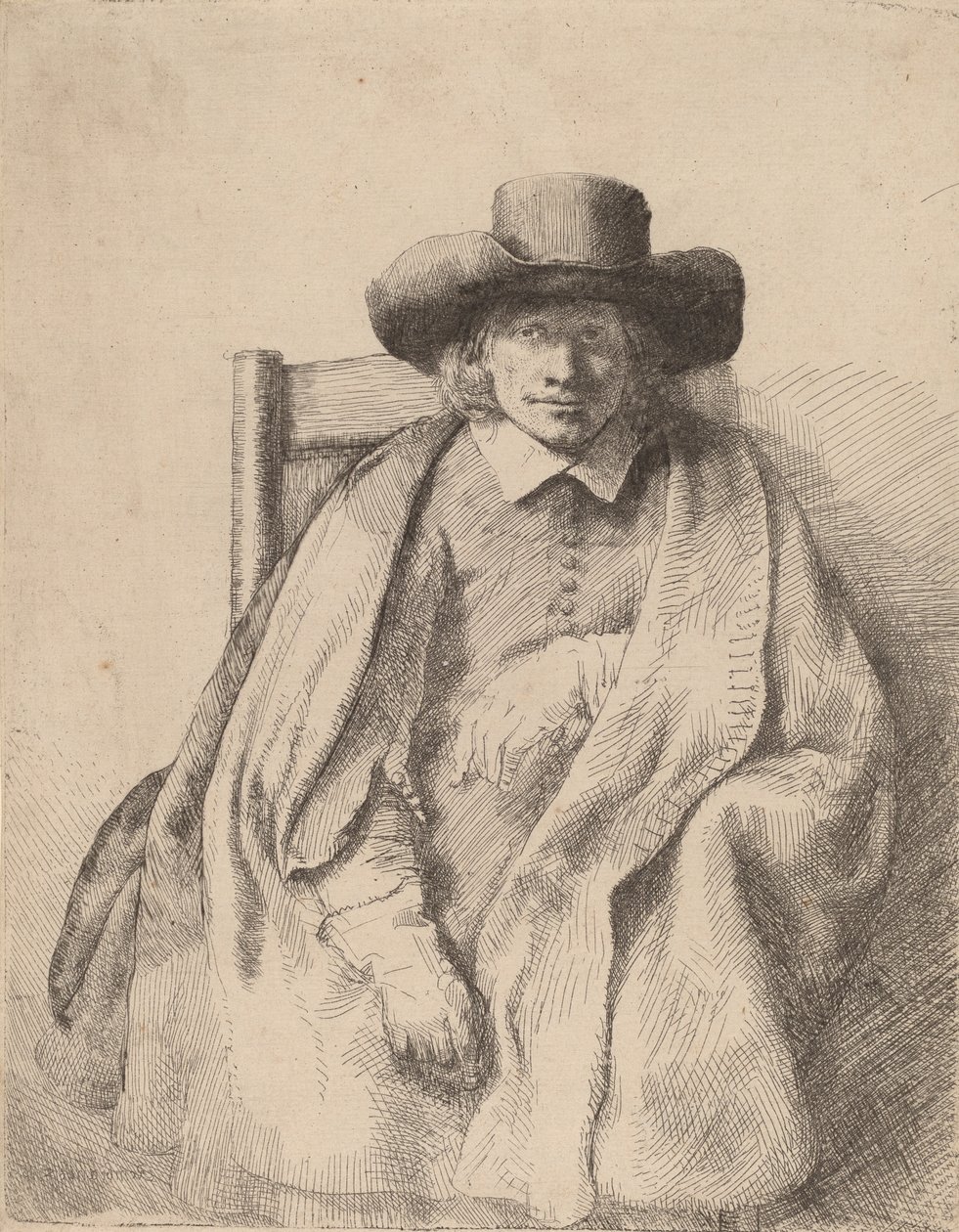 Clement de Jonghe, 1651. alkotó: Rembrandt van Rijn