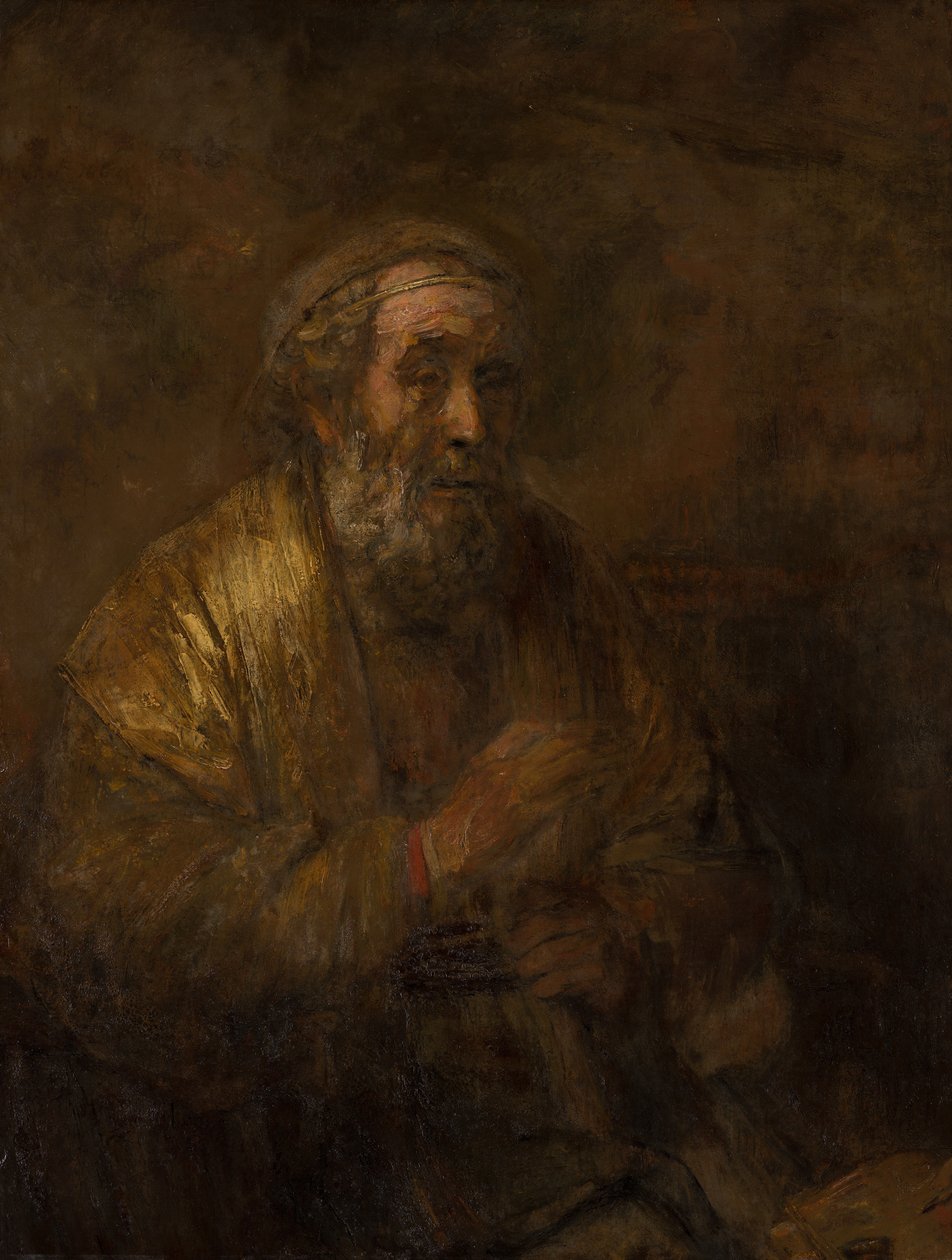 Homérosz, 1663. alkotó: Rembrandt van Rijn