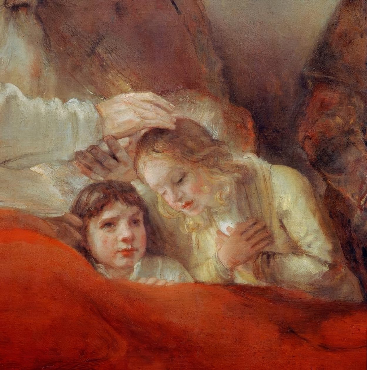 Jákob áldása alkotó: Rembrandt van Rijn