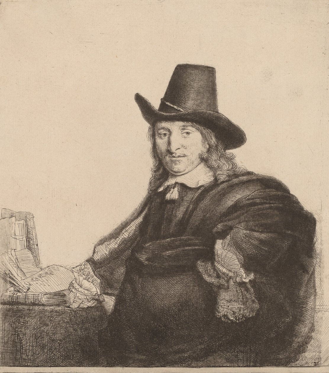 Jan Asselijn, c. 1647. alkotó: Rembrandt van Rijn