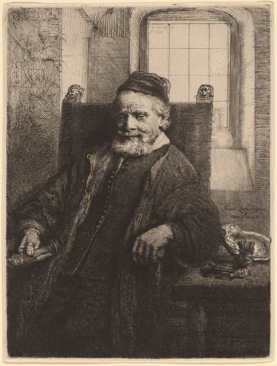 Jan Lutma alkotó: Rembrandt van Rijn