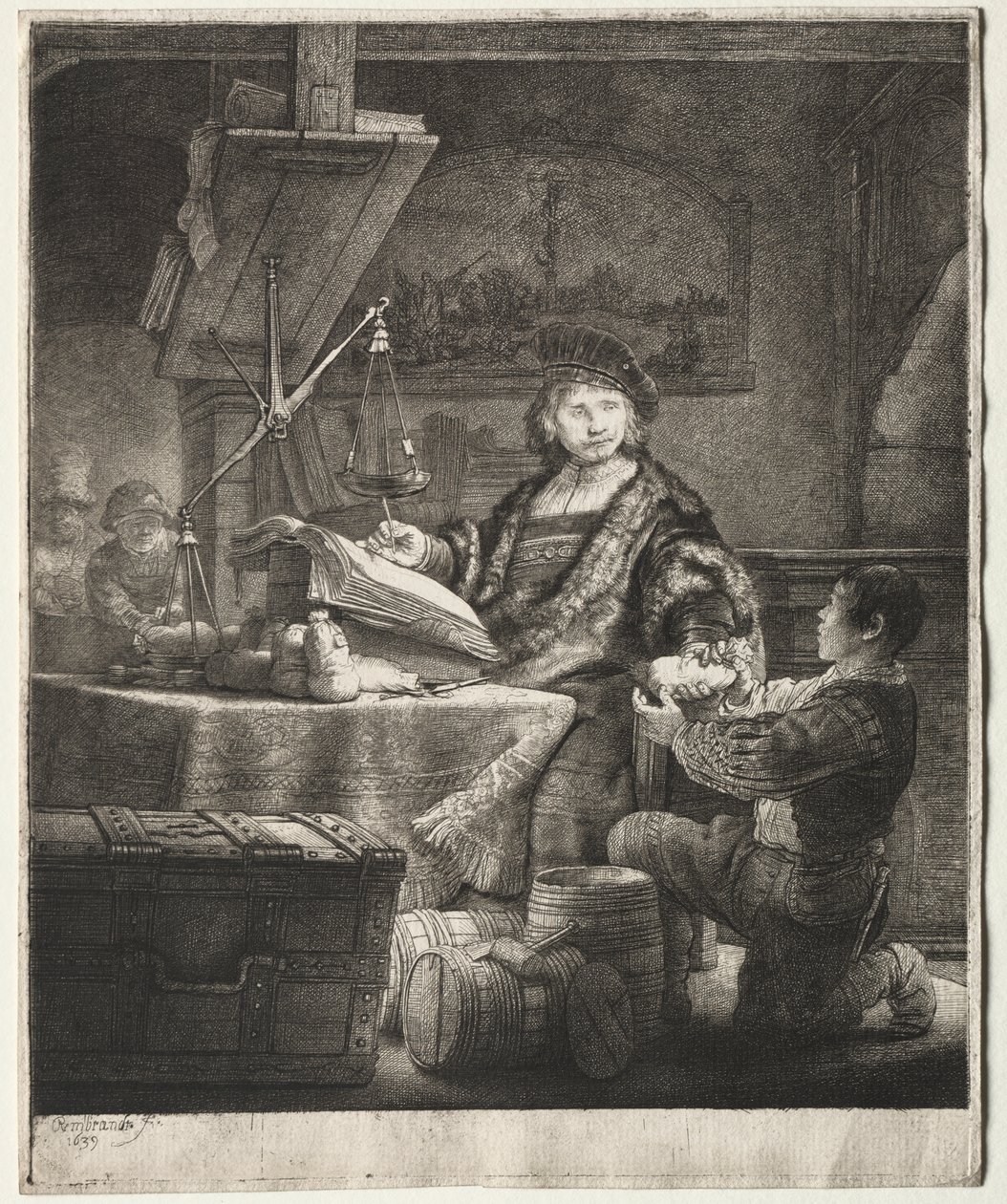 Jan Uytenbogaert alkotó: Rembrandt van Rijn