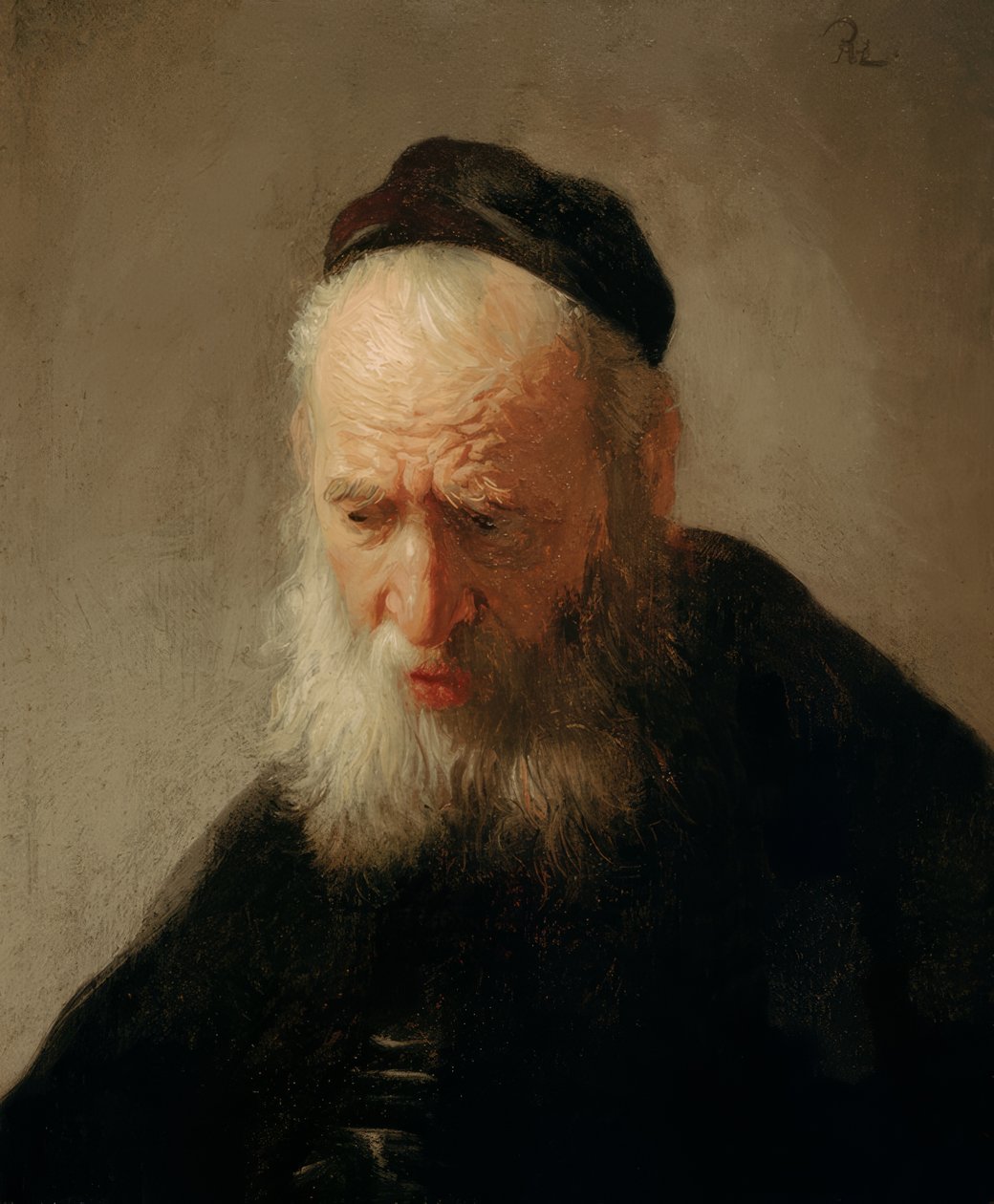 Egy öregember feje alkotó: Rembrandt van Rijn
