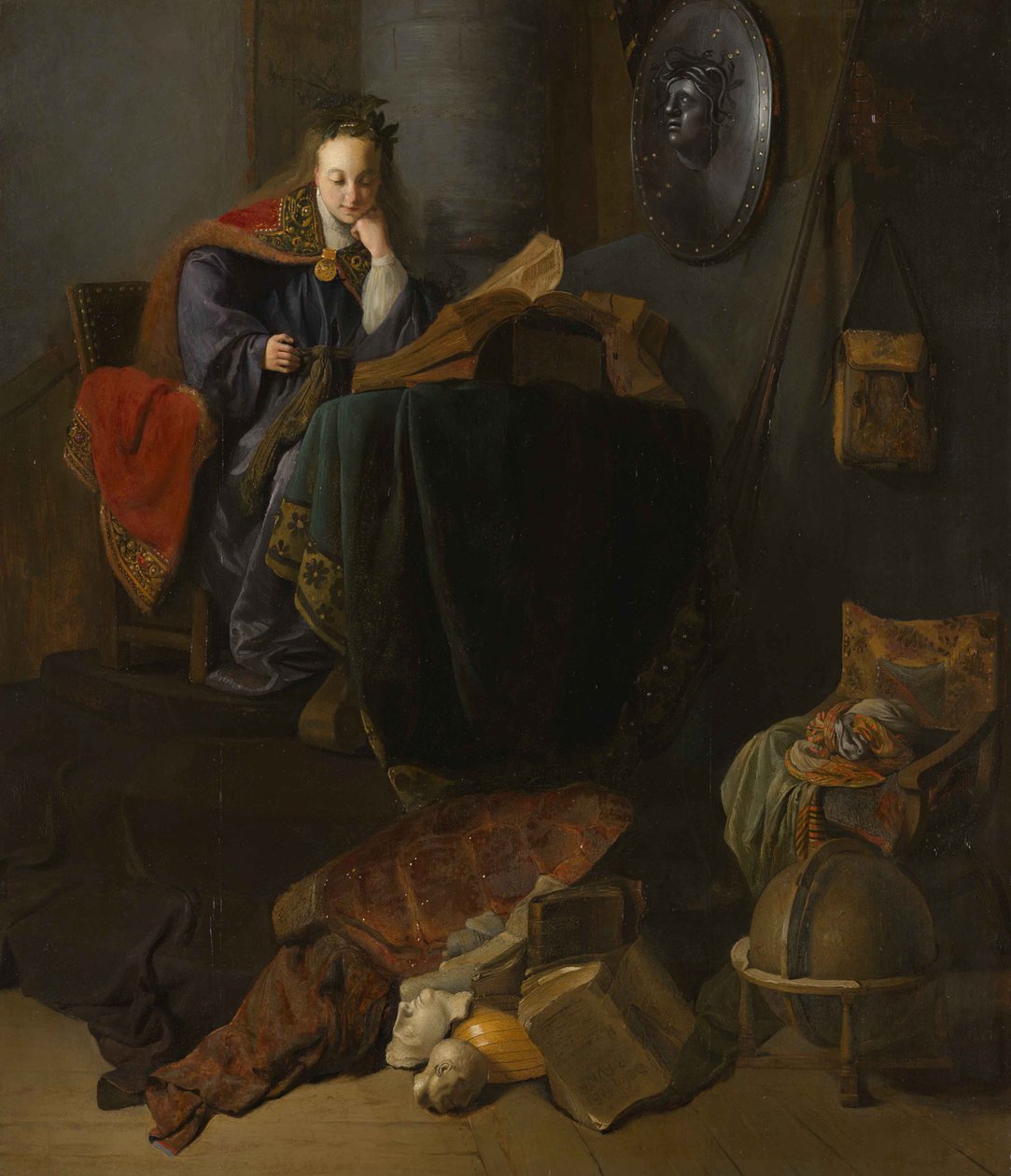 Minerva. alkotó: Rembrandt van Rijn