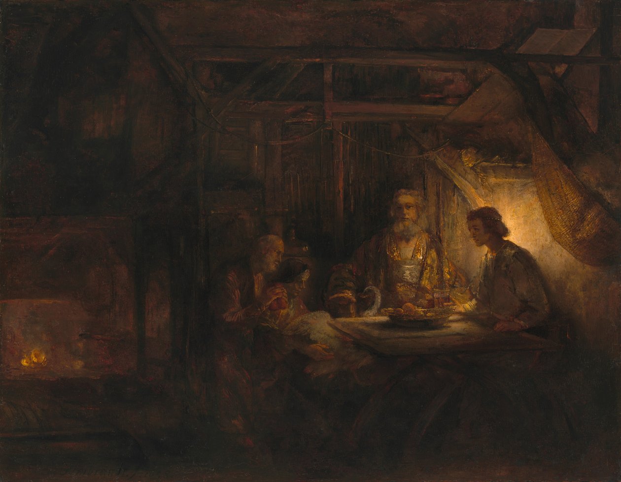 Philemon és Baucis alkotó: Rembrandt van Rijn