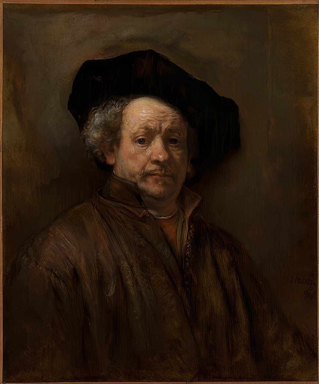 Önarckép. 1660 alkotó: Rembrandt van Rijn