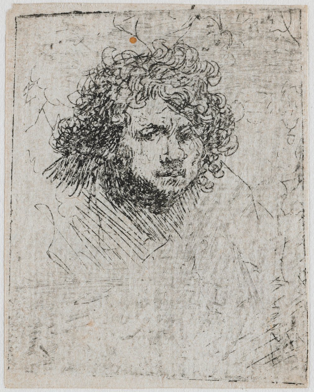 Önarckép, 1626-1629 körül. alkotó: Rembrandt van Rijn