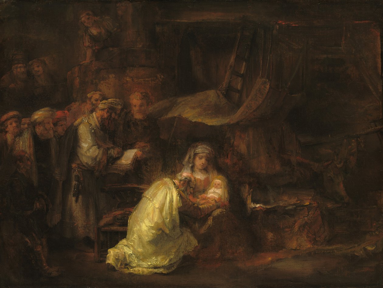 A körülmetélés, 1661. alkotó: Rembrandt van Rijn