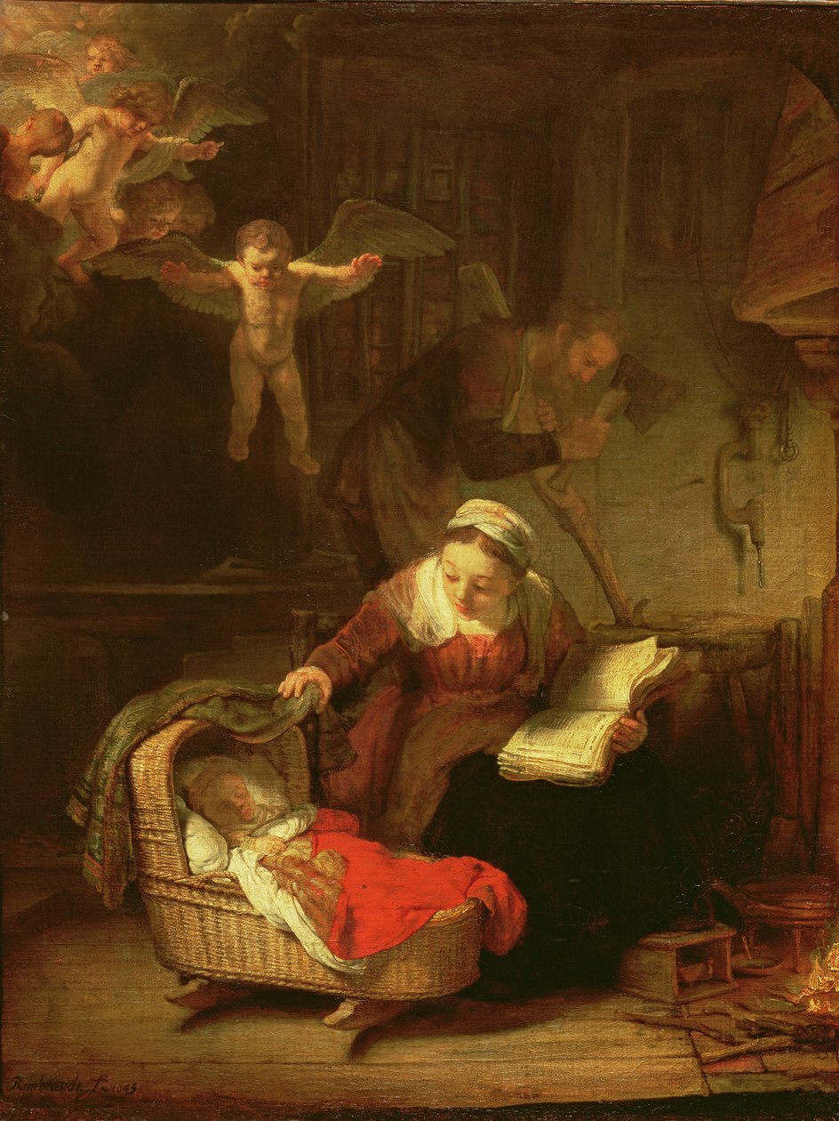 A Szent Család, 1645 körül alkotó: Rembrandt van Rijn