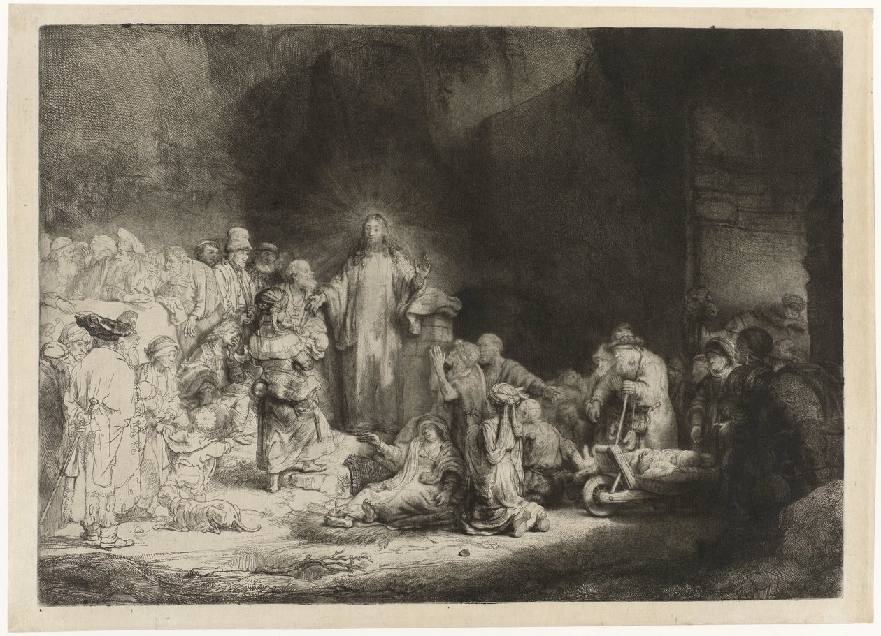 A száz gulden nyomat alkotó: Rembrandt van Rijn
