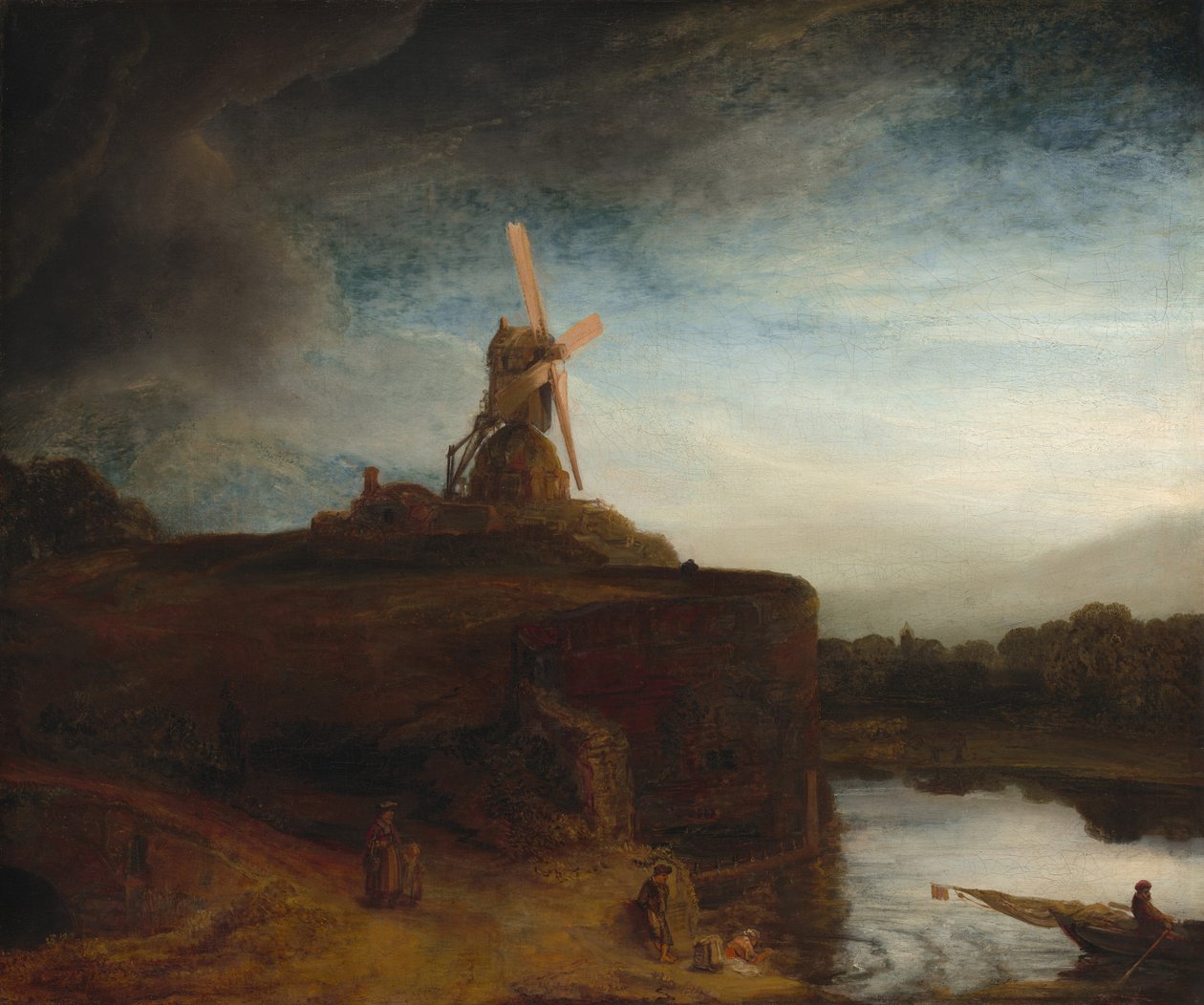 Malom, 16451648. alkotó: Rembrandt van Rijn