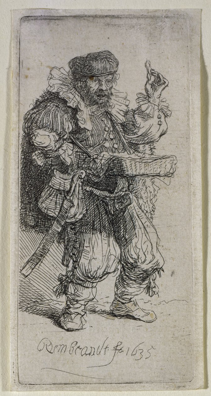 A Quacksalver alkotó: Rembrandt van Rijn