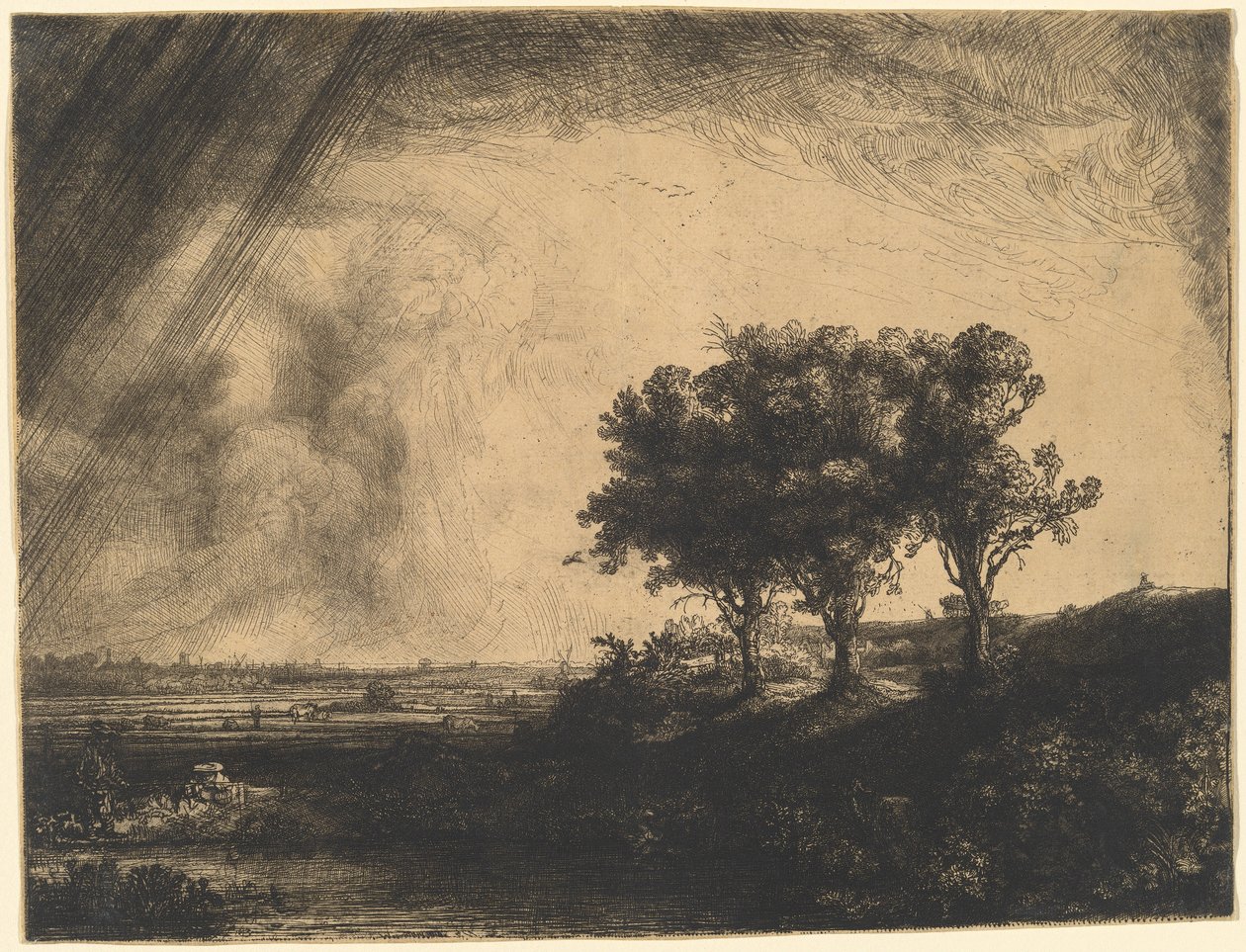 A három fa alkotó: Rembrandt van Rijn