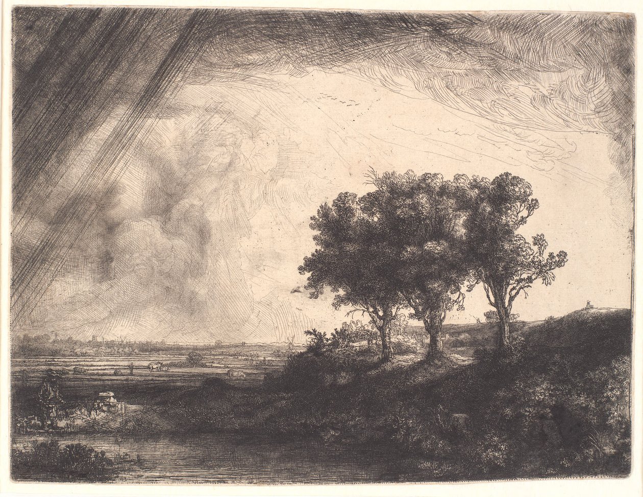 A három fa alkotó: Rembrandt van Rijn
