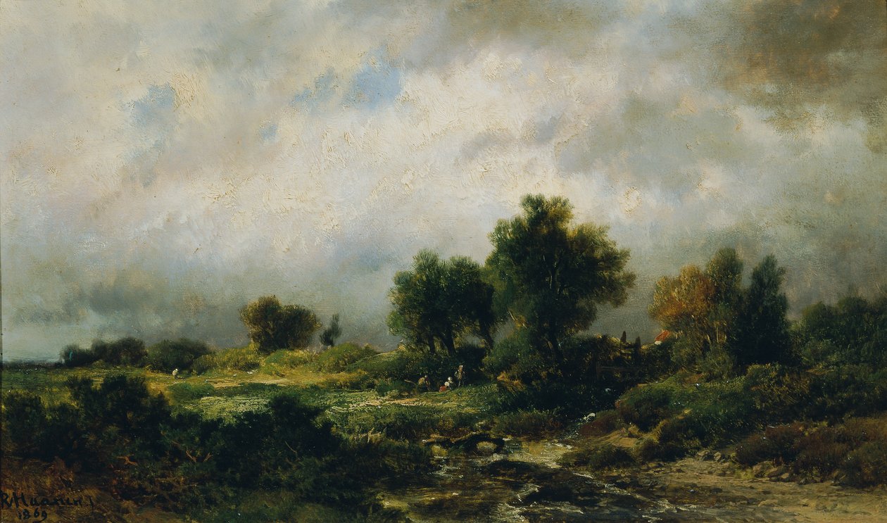nyári táj alkotó: Remigius Adrianus van Haanen