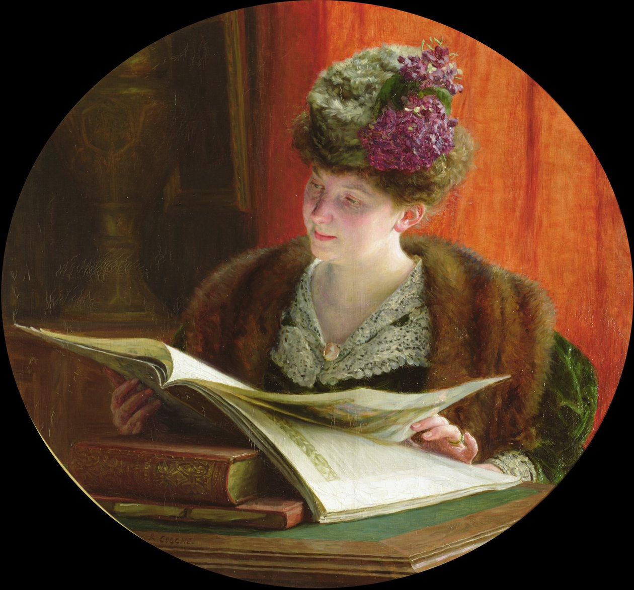 Madame Zoe Malard (sz. 1884) 1907 alkotó: Remy Cogghe