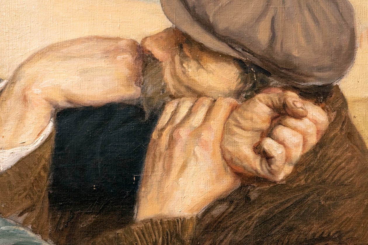 A verekedés alkotó: Remy Cogghe