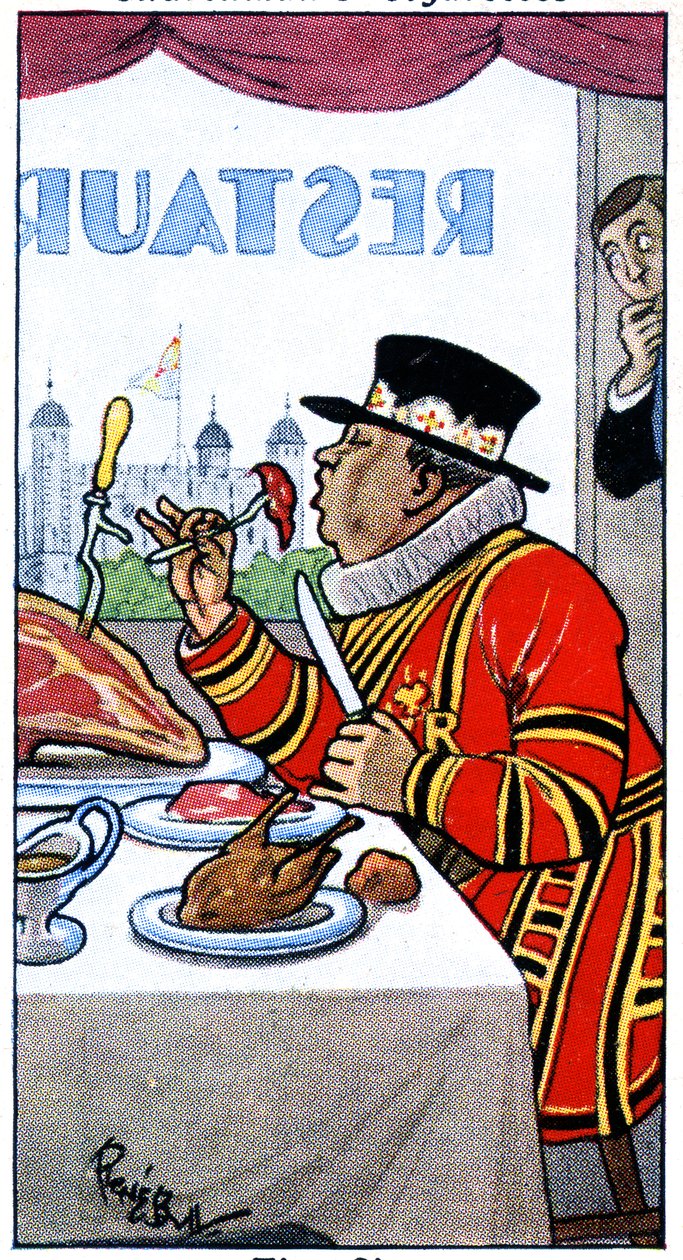 A Beefeater, 1936 alkotó: René Bull