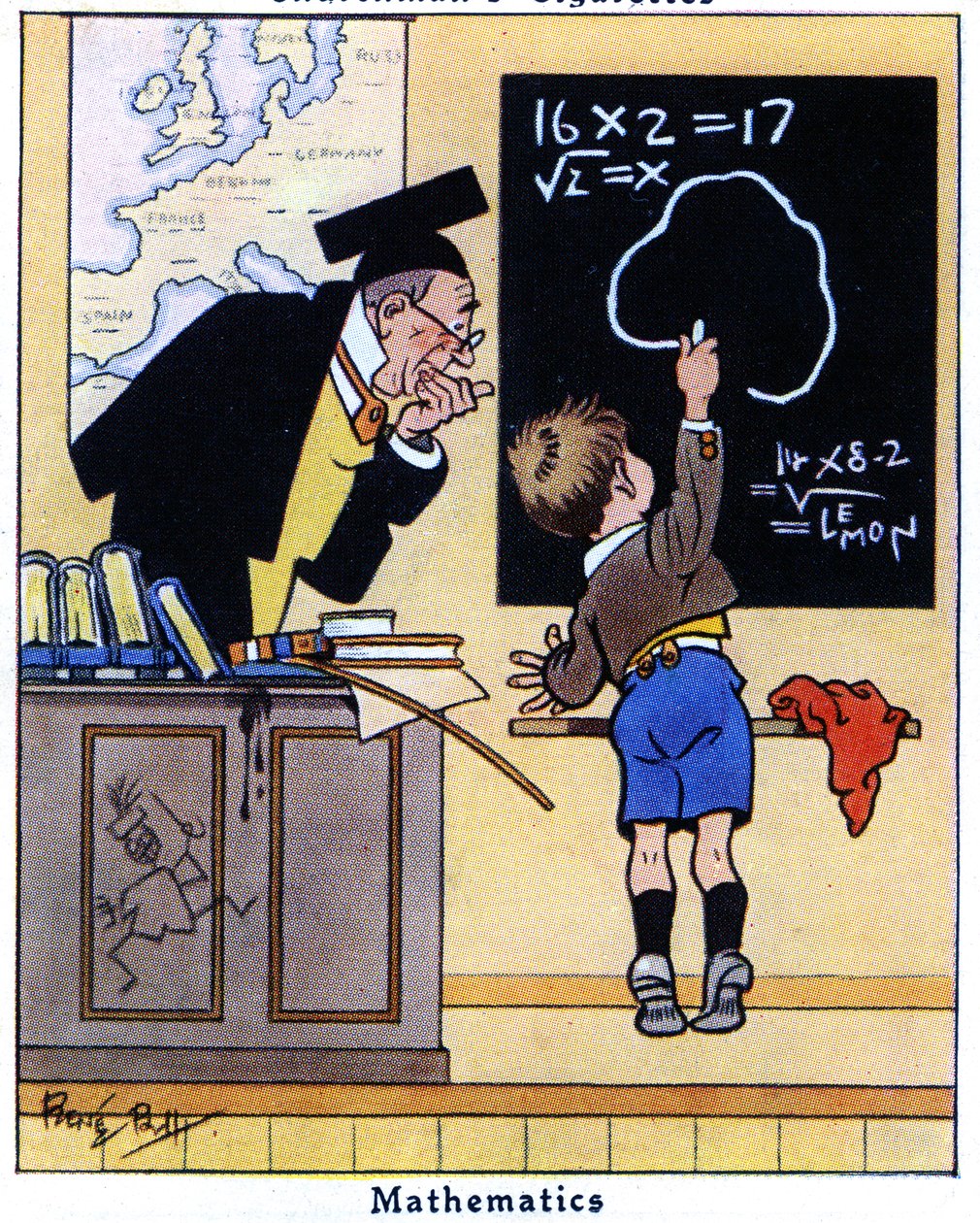 Matematika, 1936 alkotó: René Bull
