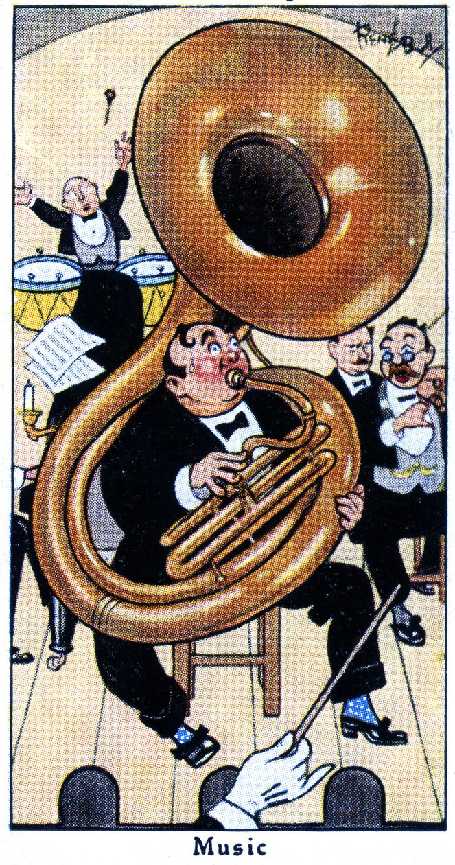 Zene, 1936 alkotó: René Bull