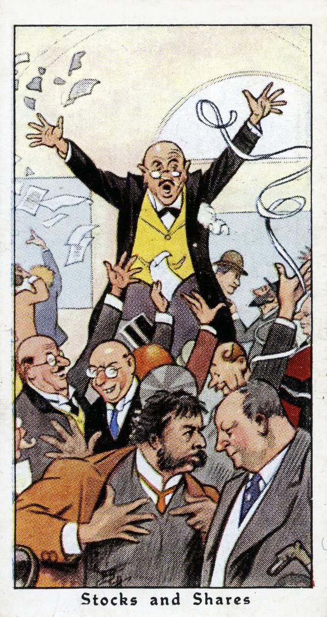 Részvények és részvények, 1936 (lásd még: 498225) alkotó: René Bull