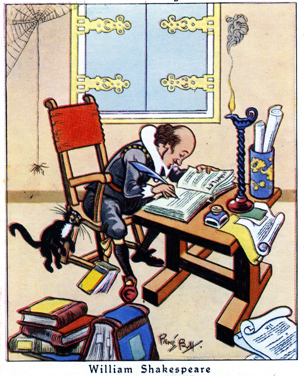 Shakespeare: Hamlet, 1936 alkotó: René Bull