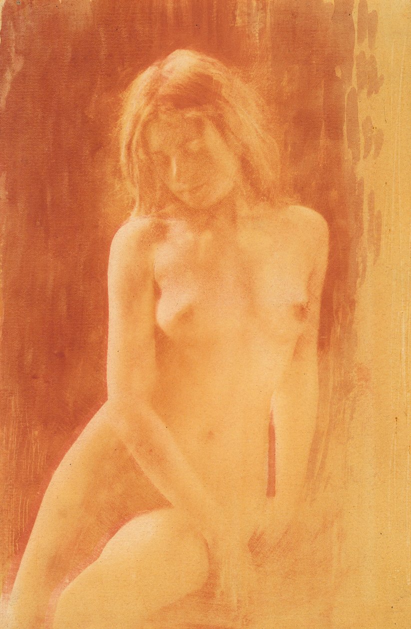 [Study in Orange], 1904. alkotó: René Le Bègue