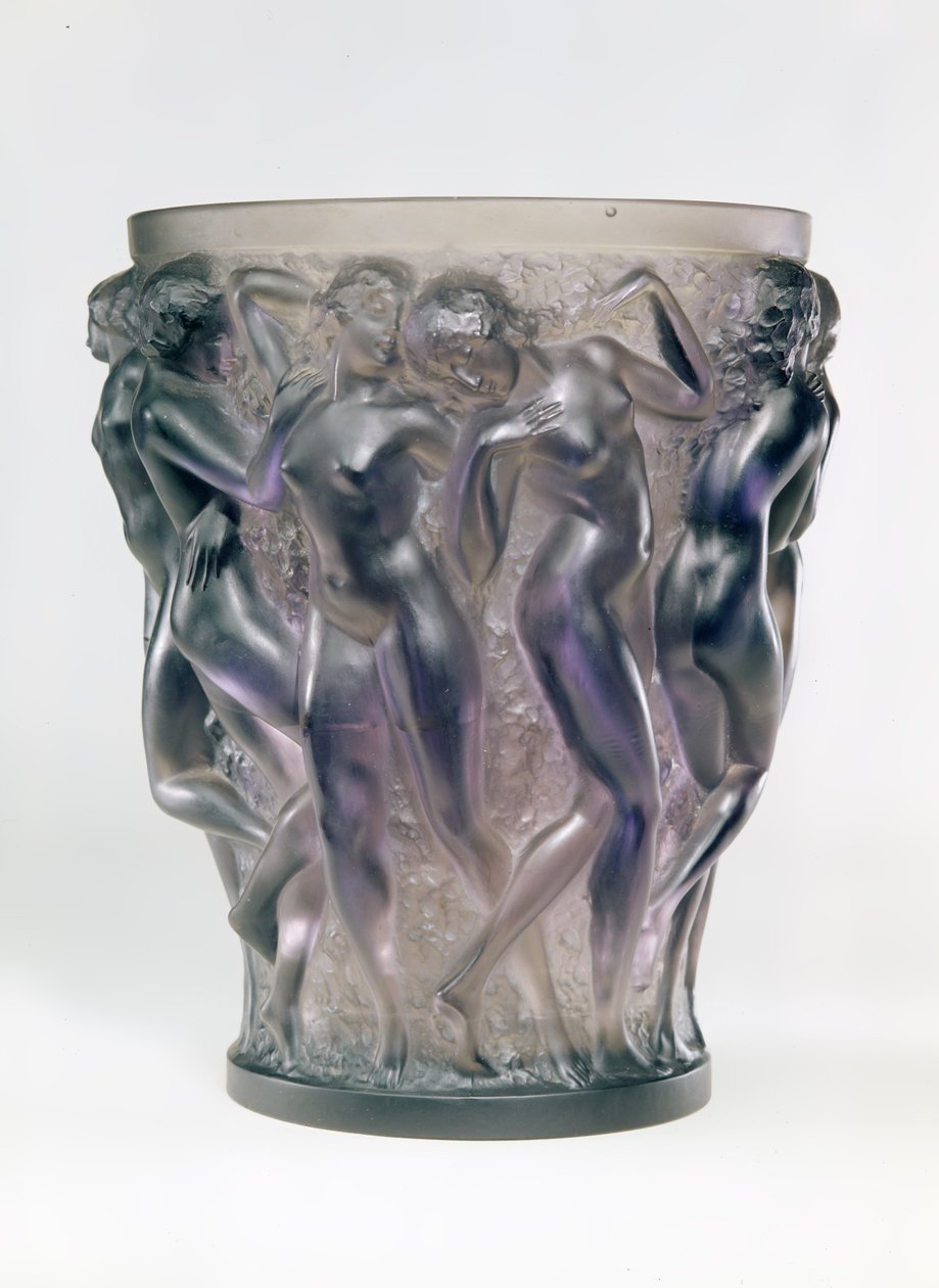 Bacchantes váza, Lalique, 1902 körül alkotó: Rene Jules Lalique