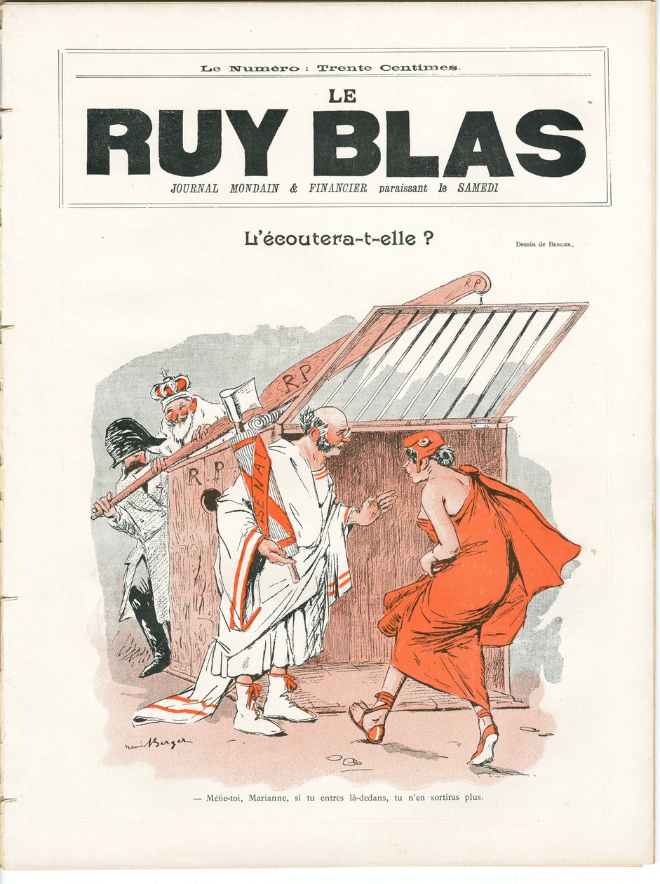 A "Ruy Blas" borítója alkotó: Rene Berger