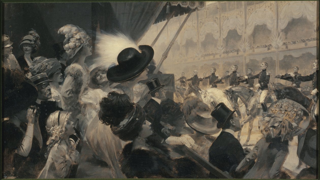 Körhinta a Grand-Palais-ban alkotó: Rene Lelong