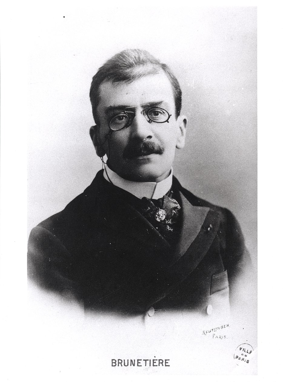 Ferdinand Brunetiere (1849-1906) portréja alkotó: Reutlinger Studio