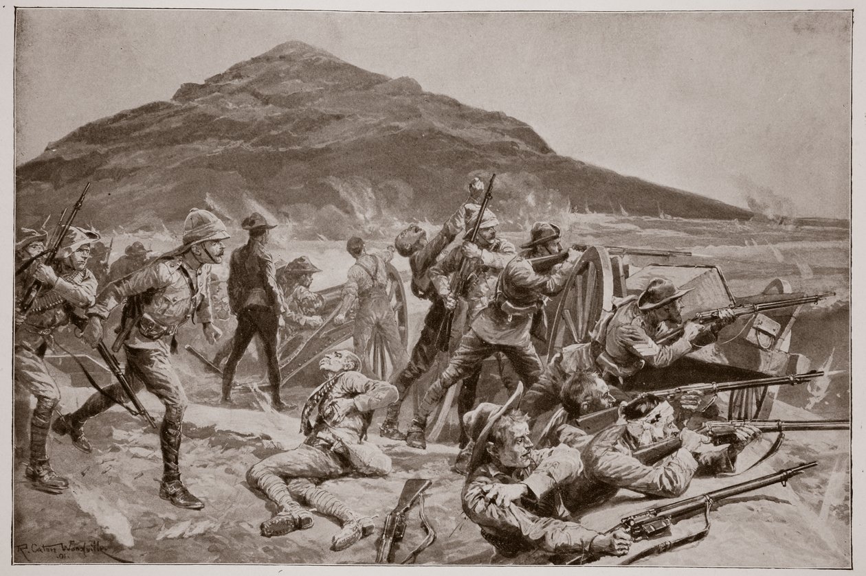 Nincs megadás! Az Itala erőd védelme 1901. szeptember 26-án alkotó: Richard Caton Woodville junior
