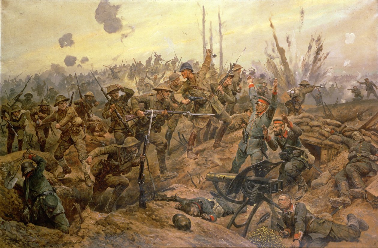 A somme-i csata alkotó: Richard Caton Woodville junior