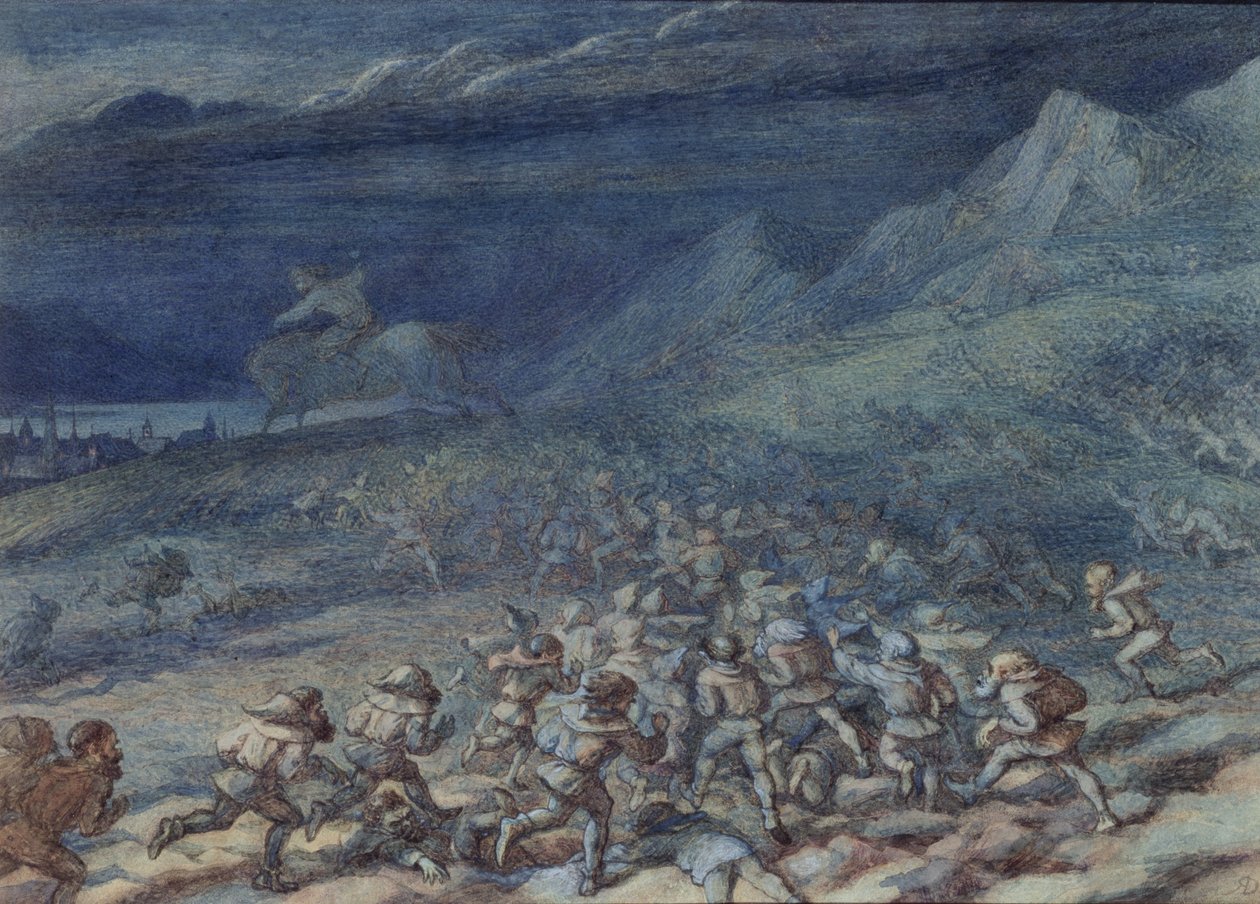 Oltár Kupa Aagerupban (wc, gouache papíron) alkotó: Richard Doyle