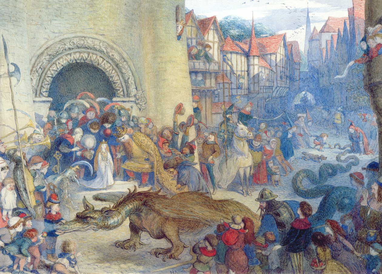 A kis hercegnő születésnapi sárkánya alkotó: Richard Doyle