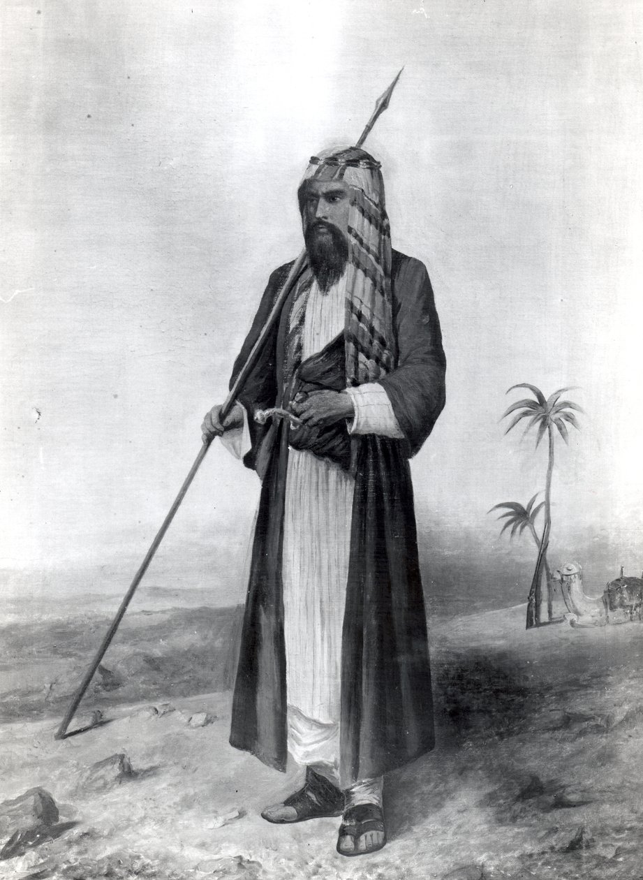 Richard Burton (1821-90) portréja (színes metszet) alkotó: Richard Francis Burton