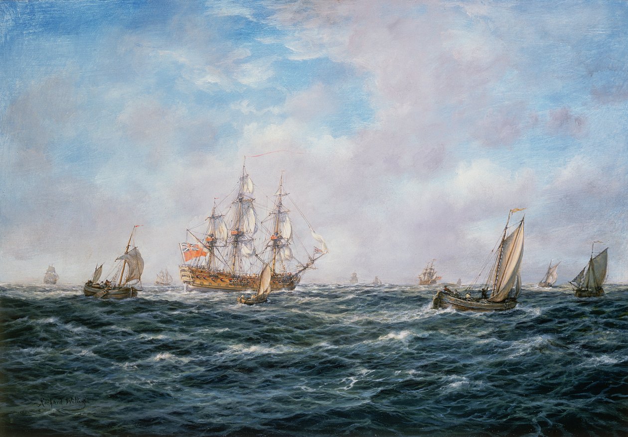 Brit hadifogoly és más mesterségek, 1740 körül alkotó: Richard Willis