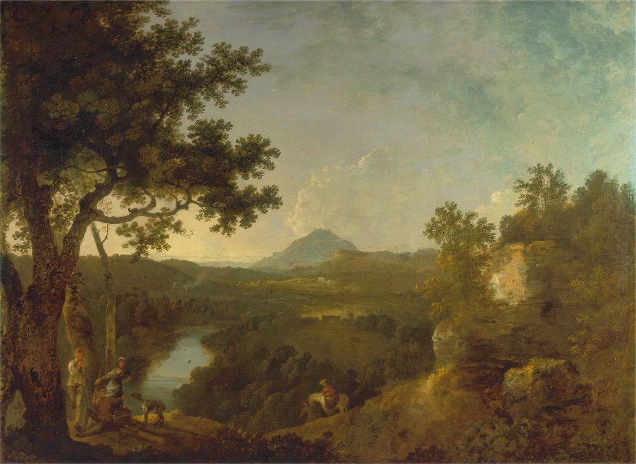 Kilátás Wynnstay, Sir Watkin Williams-Wynn, BT székhelye közelében. alkotó: Richard Wilson