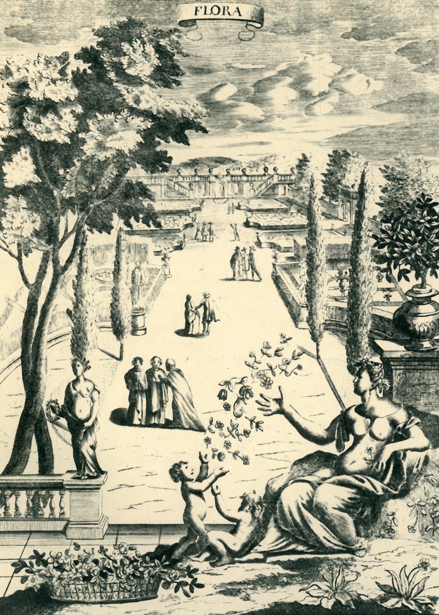 „Flora”, 1686, 1944. alkotó: Richard Blome